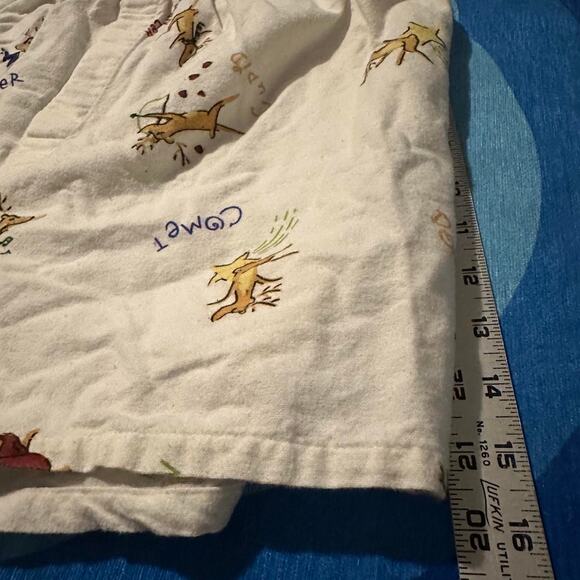 Vintage Pottery Barn Reindeer Print Boxer Shorts - Picture 2 of 5